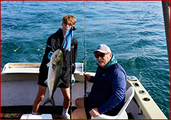 A big Cape Cod Bay bluefish!